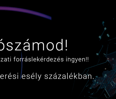 Adószám alapú precíziós pályázati forráslekérdezés ingyen!!